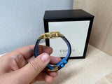  Shop Authentic Gucci G Timeless Disney Donald Duck Brown Dial Brown Leather Strap Watch For Women - YA1264167 - Luxxuri