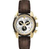  Shop Authentic Versace V-Ray Chronograph Quartz White Dial Brown Leather Strap Watch For Men - VE2I00221 - Luxxuri