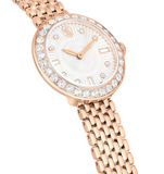  Shop Authentic Swarovski Certa Crystals Silver Dial Rose Gold Steel Strap Watch for Women - 5672981 - Luxxuri