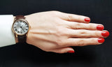  Shop Authentic Tissot Carson Premium Lady Silver Dial Brown Leather Strap Watch For Women - T122.210.36.033.00 - Luxxuri