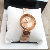 Shop Authentic Movado Bold Rose Gold Dial Rose Gold Steel Strap Watch for Women - 3600387 - Luxxuri