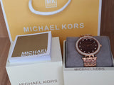  Shop Authentic Michael Kors Darci Brown Dial Rose Gold Stainless Steel Strap Watch for Women - MK3217 - Luxxuri
