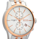  Shop Authentic Hugo Boss Jet Silver Dial Two Tone Steel Strap Watch for Men - 1513385 - Luxxuri