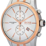 Shop Authentic Hugo Boss Jet Silver Dial Two Tone Steel Strap Watch for Men - 1513385 - Luxxuri