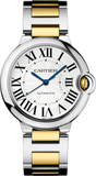  Shop Authentic Cartier Ballon Bleu de Cartier Silver Dial Two Tone Steel Strap Watch for Women - W2BB0030 - Luxxuri