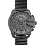  Shop Authentic Diesel Mega Chief Chronograph Black Dial Black Steel Strap Watch For Men - DZ4527 - Luxxuri