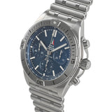  Shop Authentic Breitling Chronomat B01 42 Frecce Tricolori Blue Dial Silver Steel Strap Watch for Men - AB01344A1C1A1 - Luxxuri