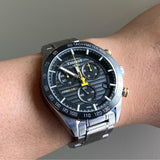 Shop Authentic Tissot PRS 516 Chronograph Black Dial Silver Steel Strap Watch For Men - T100.417.11.051.00 - Luxxuri
