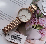  Shop Authentic Emporio Armani Gianni T-Bar Quartz White Dial Rose Gold Steel Strap Watch For Women - AR11267 - Luxxuri