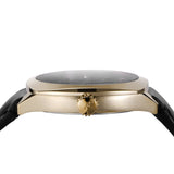  Shop Authentic Gucci GG2570 Black Dial Black Leather Strap Watch For Men - YA142310 - Luxxuri
