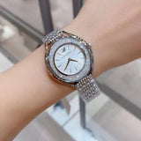  Shop Authentic Swarovski Crystalline Aura Silver Dial Silver Steel Strap Watch for Women - 5519462 - Luxxuri