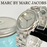  Shop Authentic Marc Jacobs Marci Silver Dial Silver Steel Strap Watch for Women - MBM3097 - Luxxuri