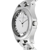  Shop Authentic Marc Jacobs Henry Transparent Silver Dial Silver Steel Strap Watch for Women - MBM3205 - Luxxuri
