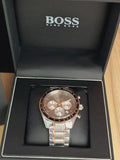  Shop Authentic Hugo Boss Trophy Chronograph Grey Dial Silver Steel Strap Watch for Men - 1513634 - Luxxuri