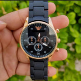  Shop Authentic Emporio Armani Sportivo Black Dial Black Steel Strap Watch For Women - AR5906 - Luxxuri