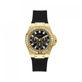  Shop Authentic Guess Venus Diamonds Black Dial Black Rubber Strap Watch for Women - GW0118L1 - Luxxuri
