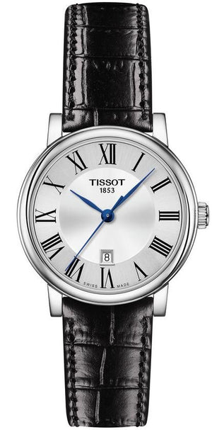  Shop Authentic Tissot Carson Premium Silver Dial Black Leather Strap Watch For Men - T122.410.16.033.00 - Luxxuri