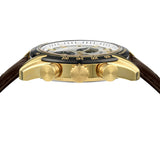  Shop Authentic Versace V-Ray Chronograph Quartz White Dial Brown Leather Strap Watch For Men - VE2I00221 - Luxxuri