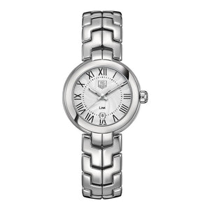  Shop Authentic Tag Heuer Link Roman Numeral Silver Dial Silver Steel Strap Watch for Women - WAT1416.BA0954 - Luxxuri