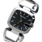  Shop Authentic Gucci G Gucci Black Dial Silver Steel Strap Watch For Women - YA125407 - Luxxuri