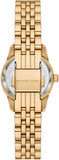  Shop Authentic Michael Kors Lexington Three-Hand Blue Dial Gold Steel Strap Watch for Women - MK4802 - Luxxuri