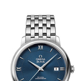  Shop Authentic Omega De Ville Prestige Co-Axial Orbis Blue Dial Silver Steel Strap Watch for Men - 424.10.40.20.03.001 - Luxxuri