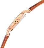  Shop Authentic Daniel Wellington Dapper Durham White Dial Brown Leather Strap Watch For Women - DW00100113 - Luxxuri