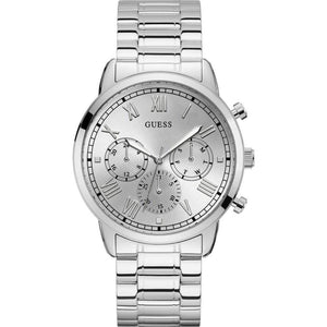  Shop Authentic Guess Hendrix Silver Dial Silver Steel Strap Watch for Men - GW0066G1 - Luxxuri