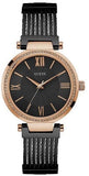  Shop Authentic Guess Soho Diamonds Black Dial Black Mesh Bracelet Watch for Women - W0638L5 - Luxxuri