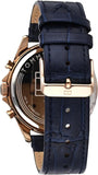  Shop Authentic Tommy Hilfiger Baker Chronograph Quartz Blue Dial Blue Leather Strap Watch For Men - 1710451 - Luxxuri