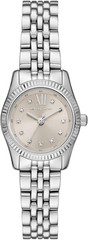  Shop Authentic Michael Kors Lexington Three-Hand Silver Dial Silver Steel Strap Watch for Women - MK4843 - Luxxuri