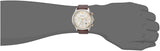  Shop Authentic Emporio Armani Chronograph White Dial Brown Leather Strap Watch For Men - AR11033 - Luxxuri