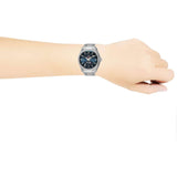  Shop Authentic Michael Kors Lauryn Blue Dial Silver Steel Strap Watch for Women - MK3720 - Luxxuri