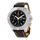  Shop Authentic Breitling Avenger Chronograph 45mm Black Dial Black Leather Strap Watch for Men - A13317101B1X1 - Luxxuri