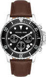  Shop Authentic Michael Kors Everest Chronograph Black Dial Brown Leather Strap Watch For Men - MK9054 - Luxxuri