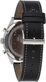 Shop Authentic Hugo Boss Pioneer Chronograph Black Dial Black Leather Strap Watch For Men - 1513708 - Luxxuri
