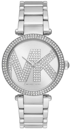  Shop Authentic Michael Kors Parker Silver Dial Silver Steel Strap Watch for Women - MK5925 - Luxxuri