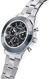  Shop Authentic Swarovski Octea Lux Sport Chronograph Black Dial Silver Steel Strap Watch for Women - 5610520 - Luxxuri