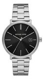  Shop Authentic Michael Kors Blake Quartz Black Dial Silver Steel Strap Watch for Men - MK9133 - Luxxuri