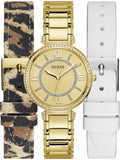  Shop Authentic Guess Montage Quartz Gold Dial Gold Steel Strap Watch For Women - GW0588L1 - Luxxuri