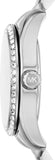  Shop Authentic Michael Kors Lexington Lux Three Hand Mother of Pearl Silver Dial Silver Steel Strap Watch for Women - MK7445 - Luxxuri