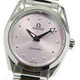  Shop Authentic Omega Seamaster Aqua Terra Quartz Purple Dial Silver Steel Strap Watch for Women - 220.10.28.60.60.001 - Luxxuri