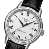  Shop Authentic Tissot Carson Powermatic 80 White Dial Black Leather Strap Watch For Men - T085.407.16.013.00 - Luxxuri