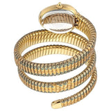 Just Cavalli Glam Snake Gold Dial Multicolor Steel Strap Watch for Women - JC1L163M0235
