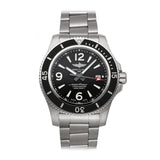  Shop Authentic Breitling Superocean Automatic 44mm Black Dial Silver Steel Strap Watch for Men - A17367D71B1A1 - Luxxuri