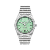  Shop Authentic Breitling Chronomat Automatic 36 Diamonds Green Dial Two Tone Steel Strap Watch for Women - A10380591L1A1 - Luxxuri