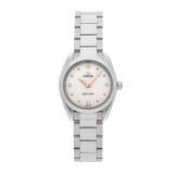  Shop Authentic Omega Seamaster Aqua Terra Quartz Diamond Silver Dial Silver Steel Strap Watch for Women - 220.10.28.60.54.001 - Luxxuri