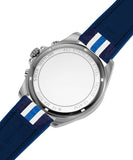  Shop Authentic Michael Kors Brecken Chronograph Blue Dial Two Tone PVC Strap Watch For Men - MK8950 - Luxxuri