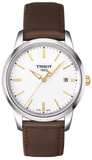  Shop Authentic Tissot T Classic Dream White Dial Brown Leather Strap Watch for Men - T033.410.26.011.01 - Luxxuri