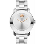  Shop Authentic Movado Bold Silver Dial Silver Steel Strap Watch For Women - 3600084 - Luxxuri